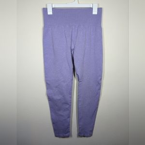 NVGTN Navi Womens Seamless Leggings Size Large Purple High Rise Tight Fit